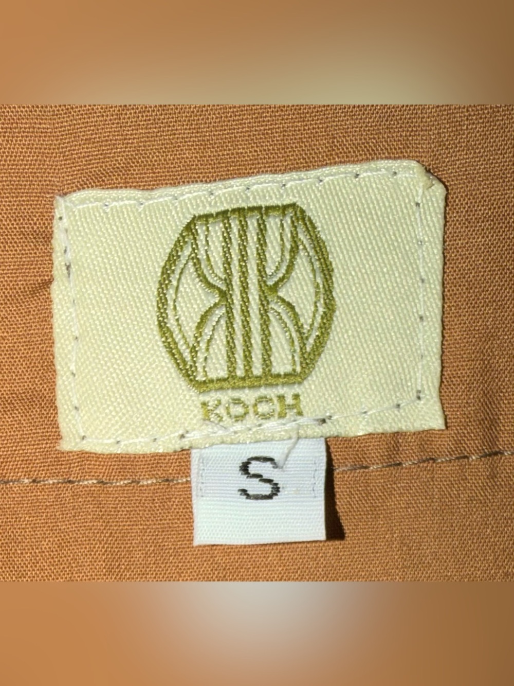 Koch Brown Embroidered V-Neck Resort Caftan Tunic Dress - Picture 7 of 7
